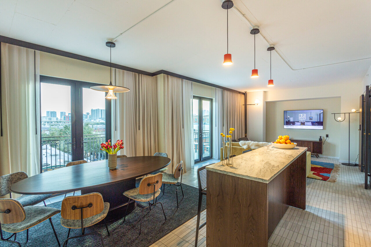 Living space of the Hotel Haya Florida suite